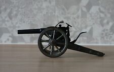 MINIATURE METAL CANNON GAV BRAND WITH ADJUSTABLE CANNON RISE - CIRCA 1950 picture
