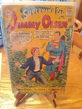 Jimmy Olsen 108 good+ 1968 DC comic Midas Superman picture