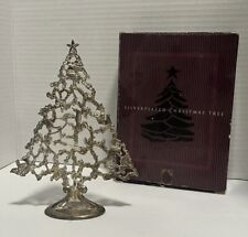 Vtg Musical instruments Christmas tree Silver Plated With Box picture