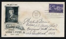 Charles W Davis d1991 signed autograph auto FDC MOH Recipient US Army WWII BAS picture