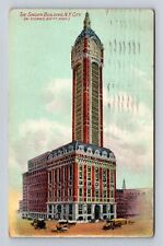 New York City NY-New York, The Singer Building, Antique, Vintage c1910 Postcard picture