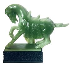 Vintage 1960s Gino Ruggeri Faux Green Jade Chinese War Horse Figurine WONY Italy picture