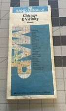 Vintage Chicago & Vicinity Rand McNally Street Map picture