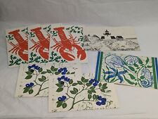 Lot Of 7 Art Postcards Rockport ME Anne Kilham, One Signed, Unposted (4 Designs) picture