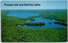 Postcard - Presque Isle and Katinka Lakes - Presque Isle, Wisconsin picture