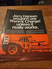 1969 Wynn's Charge And Jerry Hansen Uses Magazine Ad picture