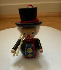 Steinbach Wooden Chimney Sweep Ornament Germany With Tag No Box picture