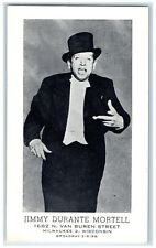 c1905's Jimmy Durante Mortell Broadway Performer Milwaukee Wisconsin WI Postcard picture
