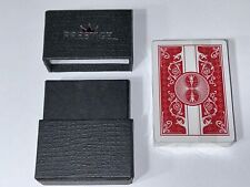 Bicycle Prestige Plastic Playing Cards Red Deluxe Hard Box Deck Of Cards Sealed picture