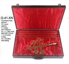Double Bar cross CROZIER Polish Bishop Staff Craftmanship with case G-41-XN picture