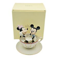 Lenox Disney Showcase Mickey’s Teacup Twirl With Minnie Mouse NEW IN BOX W COA picture