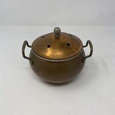 Vintage Copper Potpourri Pot with Lid picture