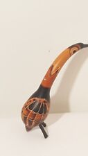 Hand Painted Gourd Bird   Primitive Folk Art Carved picture