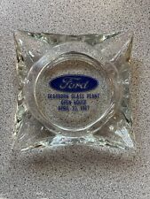 vintage ashtray 1960s Glass Ford Motor Company picture