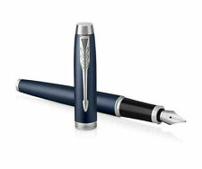 Excellent Blue/White Clip Parker Pen IM Series Medium (M) Nib Fountain Pen picture