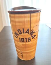 Starbucks Indiana 1816 12Oz  Basketball Floor Ceramic W Lid Tumbler  picture
