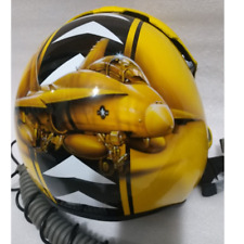 HGU-33 JOLLY ROGER CUSTOM  FIGHTER PILOT HELMET SIZE XL-XXL ( Mask Not Include) picture