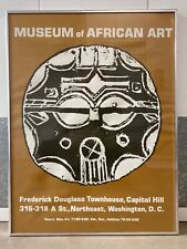 🔥 RARE Vintage Tribal African Art Ethnographic Museum Exhibition Poster 1960s picture