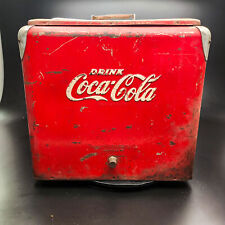 1950s COCA-COLA Cooler, Coke Ice Cooler-Action Mfg Co. “Drink Coca-Cola” picture