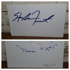 ACTOR STEPHEN FURST HAND SIGNED 3 x 5 CARD LAMPOON ANIMAL HOUSE BABYLON 5 VIR picture