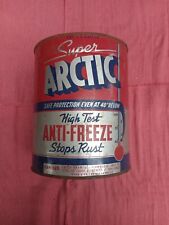 Vintage Super Arctic Collectible Antifreeze 1 Gallon Can  picture