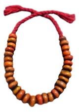 Amber Magnificent Moroccan Berber Imitation Amber Beaded Necklace Handmade Beads picture