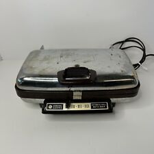 Vintage General Electric GE Automatic Grill Waffle Iron Baker A3G44T picture