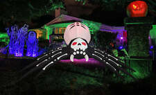 8FT Halloween LED Inflatable Skeleton Spider picture