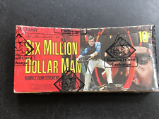 1975 Donruss Six Million Dollar Man Wax Box BBCE Certified Wrapped picture