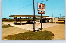 Postcard Mississippi Boyle Gaines truck Stop Hwy 61 Citgo Gas Station & Pumps picture
