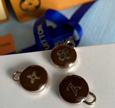Lot of 3 Designer Louis Vuitton LV Button Zipperpull Double-sided 15 mm 0,59 in picture