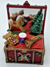 Toy Chest Christmas Tree Ornament Mirrored Inside Cover 3