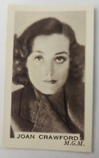 1936 Facchino's Cinema Stars Food Issue #12 Joan Crawford picture