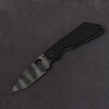 Strider Knives SnG Tanto MagnaCut - Tiger Stripe Blade / Black GG G10 picture