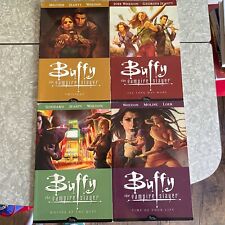 4x Buffy the Vampire Slayer Season 8 Graphic Novel Book lot 1 3 4 7 Dark Horse picture
