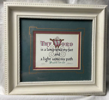 Jonathan Blocher Manuscriptures Serigraph Psalm 119:105 Signed Numbered Framed picture