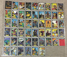 1988 Marvel Comic Images Wolverine Trading Cards Set 1 - 50 NM Sleeved picture