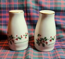 Holly Salt And Pepper Shaker Pair Porcelain Or China picture