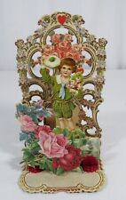 Vintage Fold-out Valentines Card Made in Germany picture