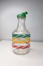 Vintage 1Qt Duraglass Glass Juice Bottle Carafe Pitcher w/ EZ POR Plastic Spout picture