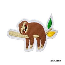 Baby Sloths Cartoon Animal Embroidered Patch Iron On/Sew On Patch Batch picture