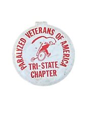 Paralyzed Veterans of America Tri-state Chapter Vintage Lapel Pin Type picture