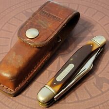 Schrade Old Timer Knife USA 858OT Jumbo Stockman SawCut Delrin Handles picture
