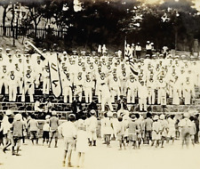 1931 Japanese Navy Photo Cruiser Kuma Sporting Event Tsingtao Qingdao China picture