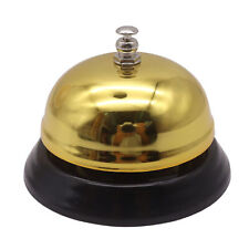 Table & Desk Counter Reception Bell Metal Office Hotel Calling Solid Bell Decor picture