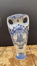 Vintage Delft vase Blue Rare picture