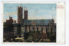 Montreal L'Eglise De Notre Dame Church Postcard Canada 1907 picture