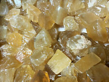 Bulk Wholesale Lot 1 LB Honey Amber Calcite Rough Stones Natural Crystals picture