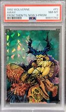 1992 Marvel WOLVERINE - From Then Til Now II #P2 AWAY Prism X-Men - PSA 8 NM-MT picture