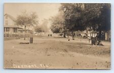 Clermont Florida Main Street General Store Dirt Road RPPC Photo Postcard c.1910 picture
